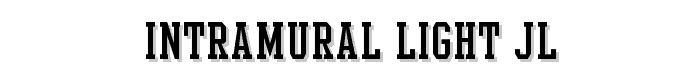 Intramural Light JL font